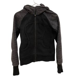 Lululemon Athletica size 4 Black & Gray Workout Hoodie